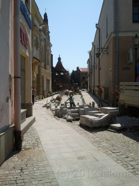 Landschaft_Krosno_Baustelle_2012-07-28 11.33.31.jpg - Baustelle am Rynek